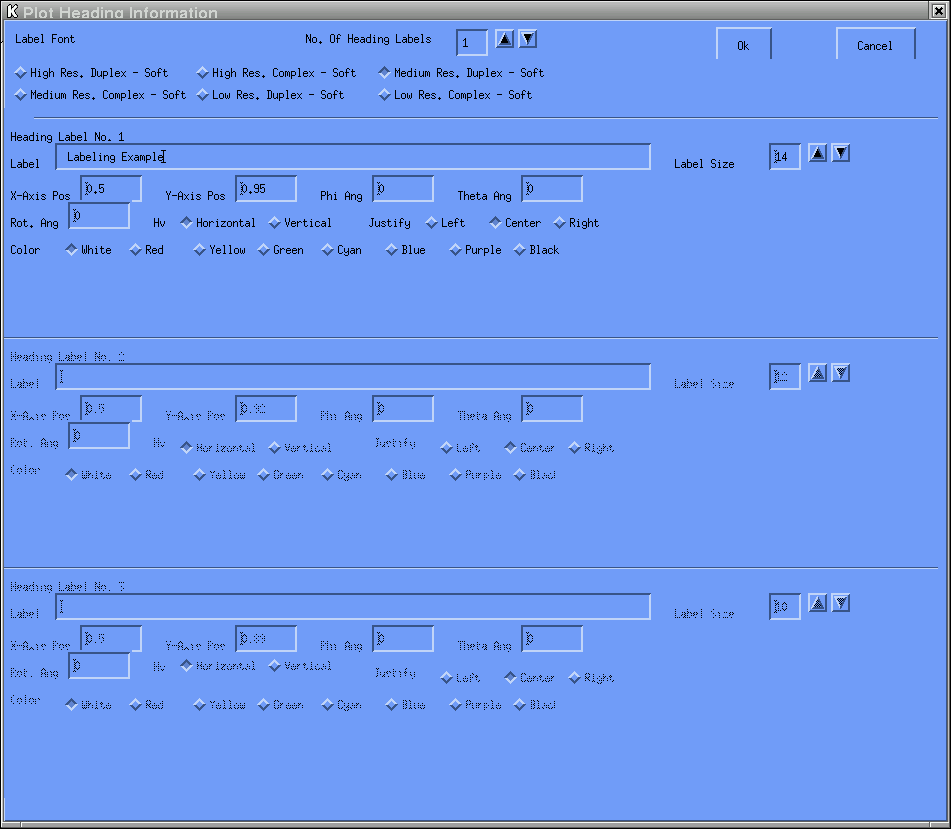 Plot Heading GUI