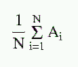 [Straight Average Equation]