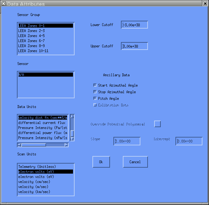 Data Attributes GUI