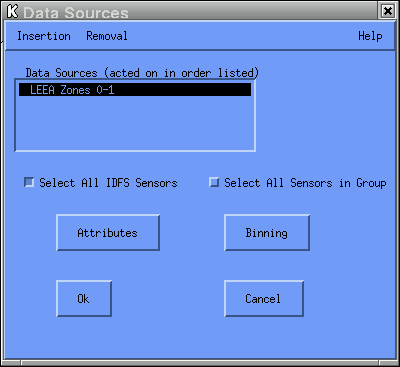 Data Sources GUI