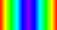 light to red in middle